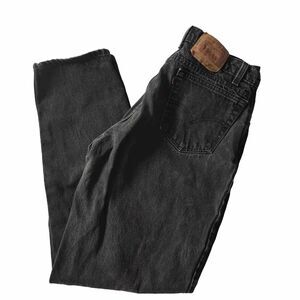 Vintage Levi's 560 Jeans Mens 36x34 (34x33) Black Loose Fit Tapered Leg Made USA